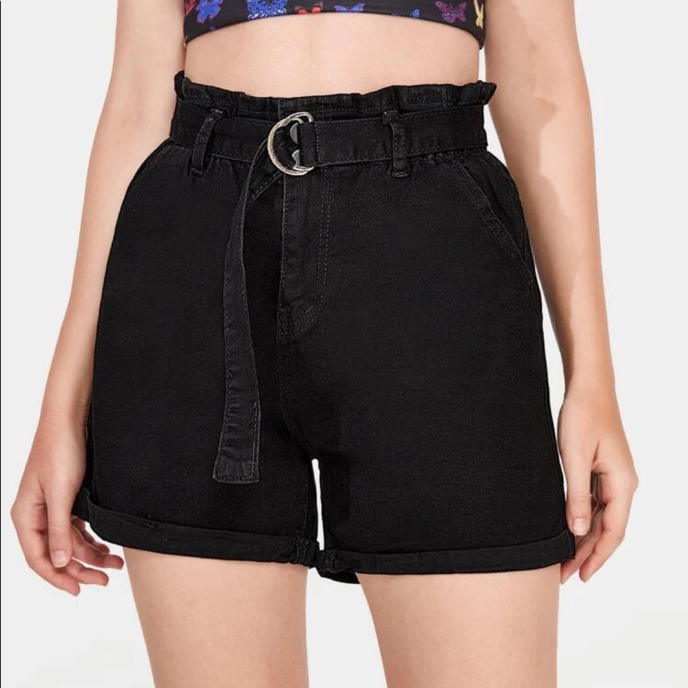 Highwaist denim short